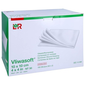 VliwaSoft 10x10 steril 6L 50X2 St Kompressen Produktbild