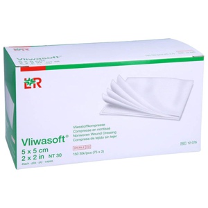 VLIWASOFT Vlieskompressen steril 5x5 cm 4l. Produktbild