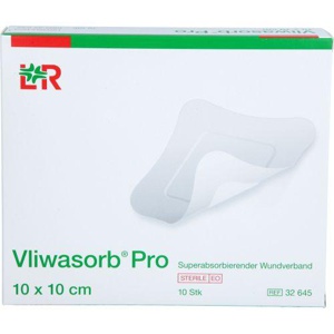 VLIWASORB Pro superabsorb.Komp.steril 10x10 cm Produktbild