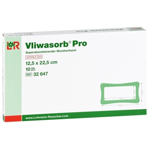 VLIWASORB Pro superabsorb.Komp.steril 12,5x22,5 cm Produktbild