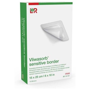 VLIWASORB sensitive border 15x25cm superabs.Wundv. Produktbild