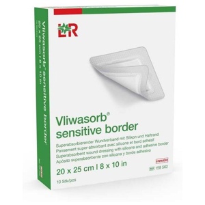VLIWASORB sensitive border 20x25cm superabs.Wundv. Produktbild
