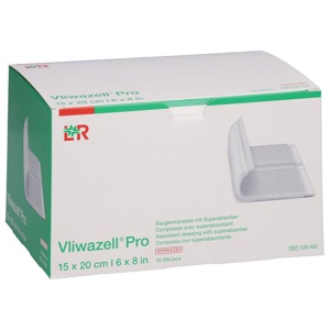 VLIWAZELL Pro superabsorb.Kompr.steril 15x20 cm Produktbild