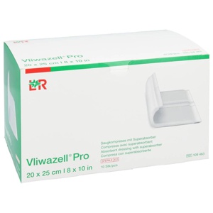 VLIWAZELL Pro superabsorb.Kompr.steril 20x25 cm Produktbild