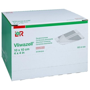 Vliwazell Saugkompressen Steril 10x10 Cm Produktbild