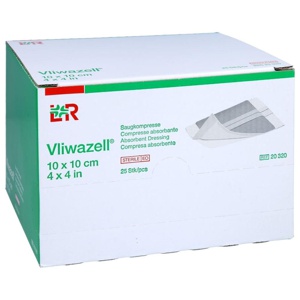VLIWAZELL Saugkompressen steril 10x10 cm Produktbild