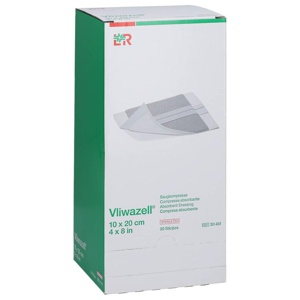 VLIWAZELL Saugkompressen steril 10x20 cm Produktbild