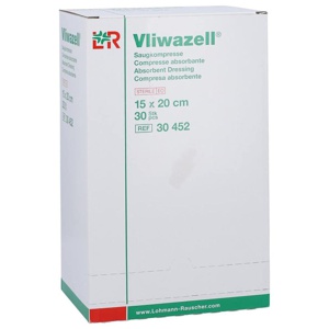 VLIWAZELL Saugkompressen steril 15x20 cm Produktbild