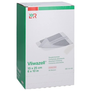 VLIWAZELL Saugkompressen steril 15x25 cm Produktbild