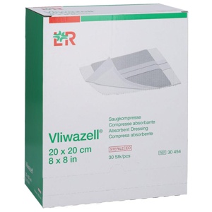 VLIWAZELL Saugkompressen steril 20x20 cm Produktbild