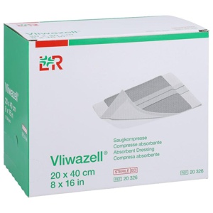 VLIWAZELL Saugkompressen steril 20x40 cm Produktbild