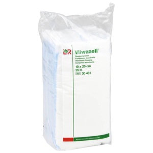 VLIWAZELL Saugkompressen unsteril 10x20 cm Produktbild