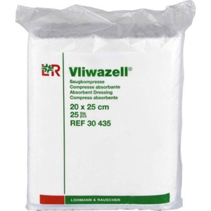 VLIWAZELL Saugkompressen unsteril 20x25 cm Produktbild