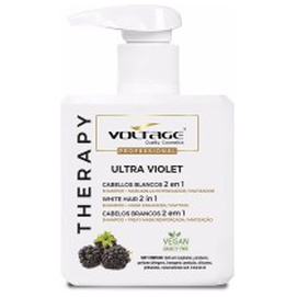 Voltage Cosmetics Therapy Ultra Violet Cabellos Blancos 2 En 1 Champú-Mascarilla 500ml Produktbild