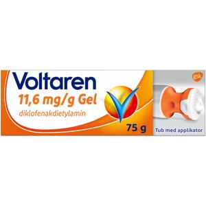 Voltaren gel 11,6 mg/g 75 g produkt bild