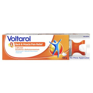 Voltarol Back & Muscle Pain Relief Gel with No Mess Applicator 100g product image