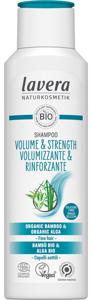 Lavera Volume & Strength shampoo produkt bild
