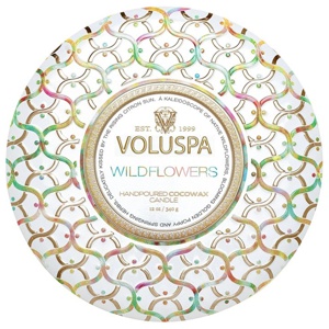 Voluspa 3-Wick Tin Candle Wildflowers 340 g produkt bild