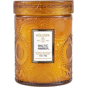 Voluspa Small Glass Jar Baltic Amber 50H produktbillede