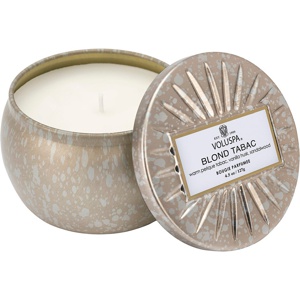 Voluspa Blond Tabac Decorative Tin Candle 113 g produktbillede