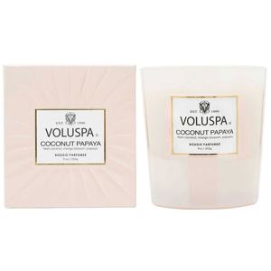 Voluspa Boxed Candle Coconut Papaya 60h 255 g produkt bild