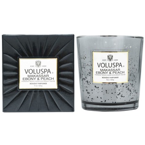 Voluspa Boxed Candle Makassar Ebony & Peach 60h 255 g produktbillede