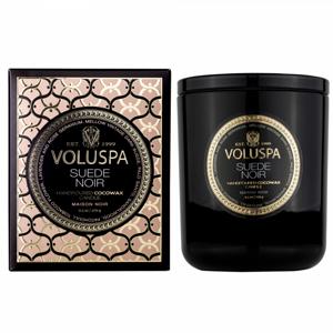 Voluspa Classic Boxed Candle Suede Noir 269 g produkt bild