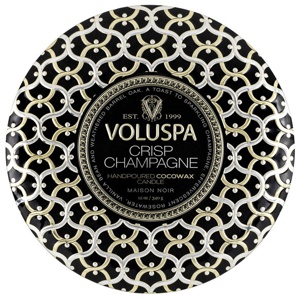 Voluspa Crisp Champagne 3-Wick Tin Candle 40h produktbilde