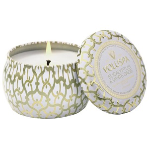 Voluspa Decorative Tin Candle Eucalyptus & White Sage 113g produkt bild