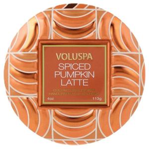 Voluspa Decorative Tin Candle Spiced Pumpkin Latte 113g produkt bild