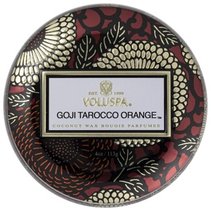 Voluspa Goji & Tarocco Orange Decorative Tin Candle 113 g produkt bild