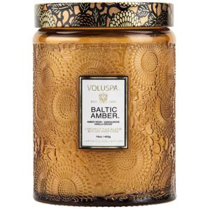 Voluspa Large Glass Jar Candle Baltic Amber 100h produkt bild