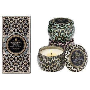 Voluspa Maison Noir Minitin Giftset 3 x Minitin Candle produkt bild