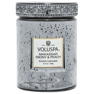 Voluspa Makassar Ebony & Peach Vermeil Mini Glass Jar produktbilde