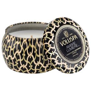 Voluspa Mini Tin Candle Ambre Lumiere 25h produkt bild
