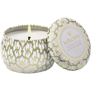 Voluspa Mini Tin Candle Eucalyptus & White Sage 113 g produktbillede