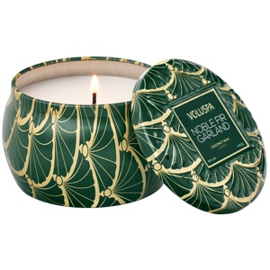 Voluspa Mini Tin Candle Noble Fir Garland 113 g produktbillede
