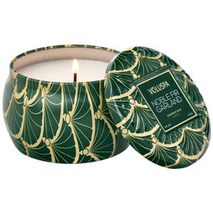 Voluspa Mini Tin Candle Noble Fir Garland (25 h) produkt bild