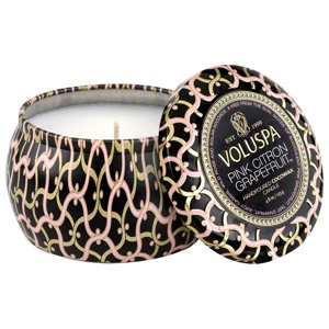 Voluspa Pink Citron Grapefruit Mini Tin Candle 25h produktbilde