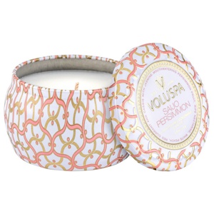 Voluspa Saijo Persimmon Maison Blanc Decorative Tin Candle 25h produktbilde