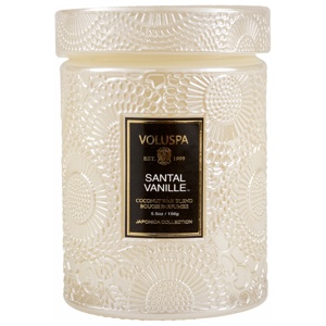 Voluspa Small Glass Jar Santal Vanille 50h produkt bild