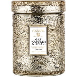 Voluspa Small Jar Candle Gilt Pomander & Hinoki 156 g produktbillede