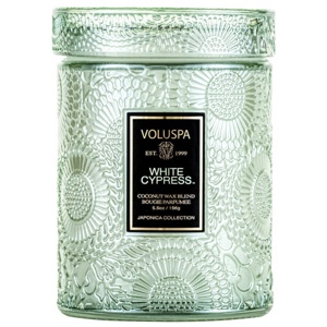 Voluspa White Cypress Glass Jar 156 g produkt bild