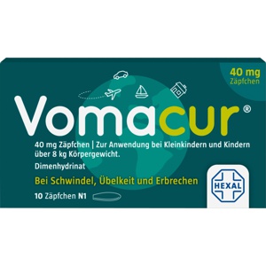 VOMACUR-40-Suppositorien Produktbild