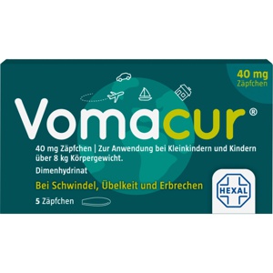 VOMACUR 40 Suppositorien Produktbild