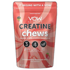 VOW Nutrition Creatine Chews 100 Tabs - Strawberry product image