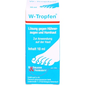 W-TROPFEN Lösung gegen Hühneraugen+Hornhaut Produktbild