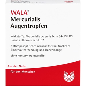 WALA Mercurialis Augentropfen 5X0.5 ml Augentropfen Produktbild