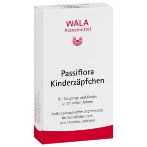 WALA Passiflora Kinderzäpfchen 10X1 g Kinder-Suppositorien Produktbild