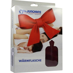 WÄRMFLASCHE 1,5 l mit Flauschbezug bordeaux Produktbild